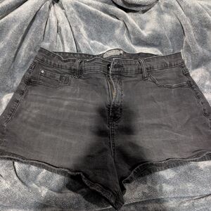 Torrid Charcoal Jean Shorts